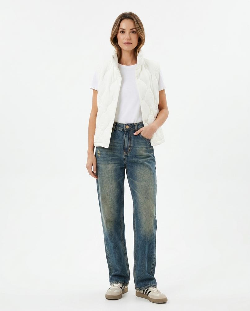 Heidi Outlet - Elken | Gerade Geschnittene Baumwoll Hose Unisex
