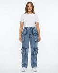 Heidi Outlet - Tiren | Aufgesetzte Gewaschene Hose Damen