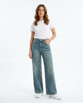 Heidi Outlet - Titir | Weit Geschnittene Baumwoll Hose Damen