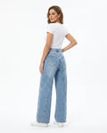 Heidi Outlet - Calen | Gewaschene Weit Geschnittene Hose Damen