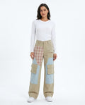 Heidi Outlet - Raral | Weit Geschnittene Gepatchte Hose Unisex