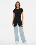 Heidi Outlet - Netir | Zweiteilige Weitgeschnittene Hose Damen