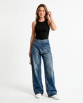 Heidi Outlet - Rorel | Asymmetrische Baumwoll Hose Damen