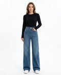 Heidi Outlet - Elsel | Weit Geschnittene Denim Hose Damen