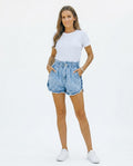 Heidi Outlet - Sadar | Gerafft Gerüscht Hose Damen