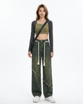 Heidi Outlet - Lysil | Weit Geschnittene Gewaschene Hose Damen