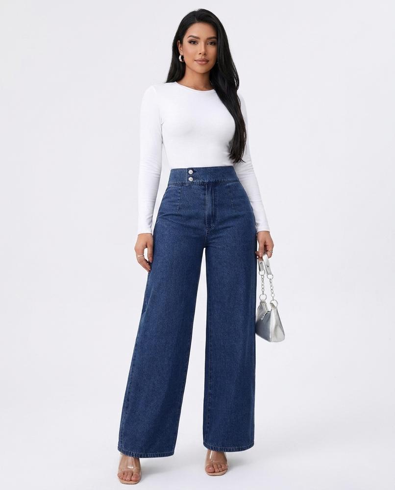 Heidi Outlet - Ritor | Weit Geschnittene Baumwoll Hose Damen
