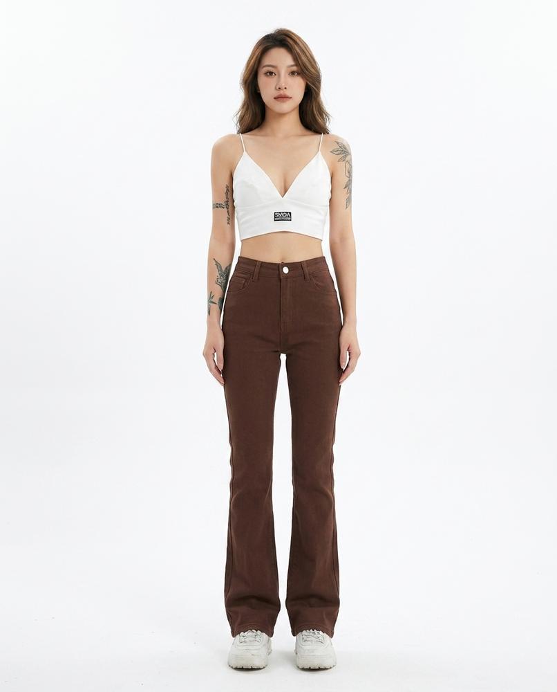 Heidi Outlet - Taram | Ausgestellte Cord Hose Damen