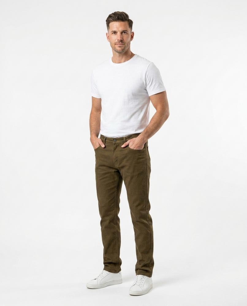 Heidi Outlet - Nemar | Gerade Geschnittene Baumwoll Hose Unisex