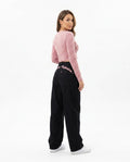 Heidi Outlet - Damar | Weit Geschnittene Bestickte Hose Damen