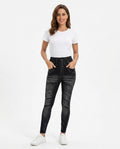 Heidi Outlet - Zevan | Bedruckt Elastisch Hose Damen