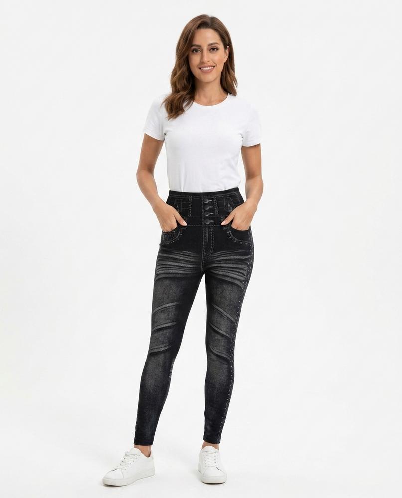 Heidi Outlet - Zevan | Bedruckt Elastisch Hose Damen
