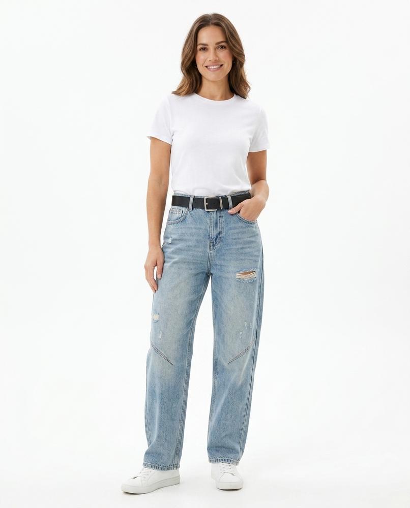 Heidi Outlet - Lomor | Weit Geschnittene Verwaschene Hose Unisex