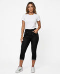 Heidi Outlet - Salan | Hochgeschnittene Gekrempelte Hose Damen
