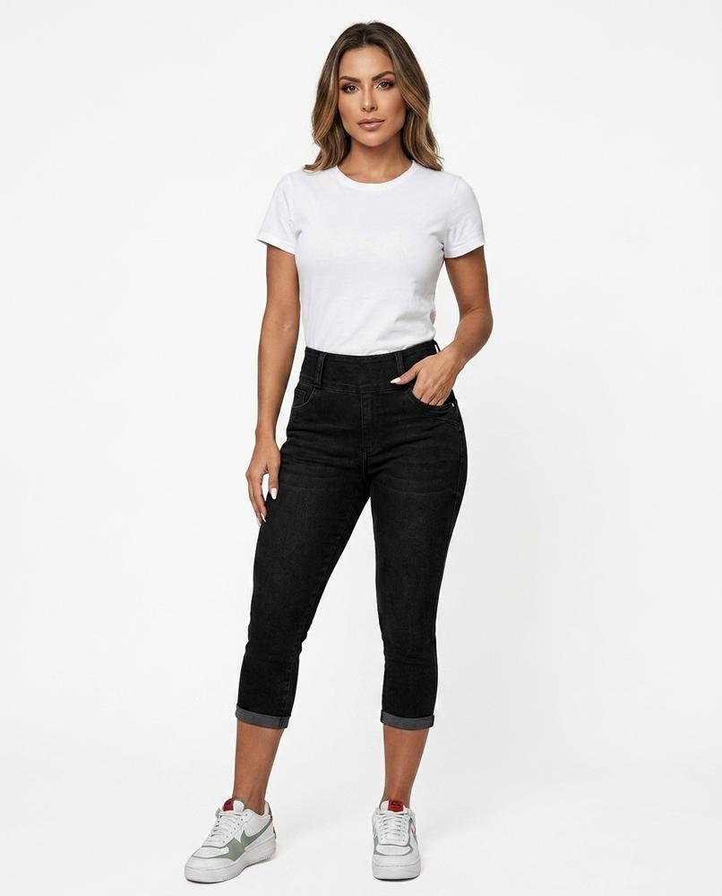 Heidi Outlet - Salan | Hochgeschnittene Gekrempelte Hose Damen