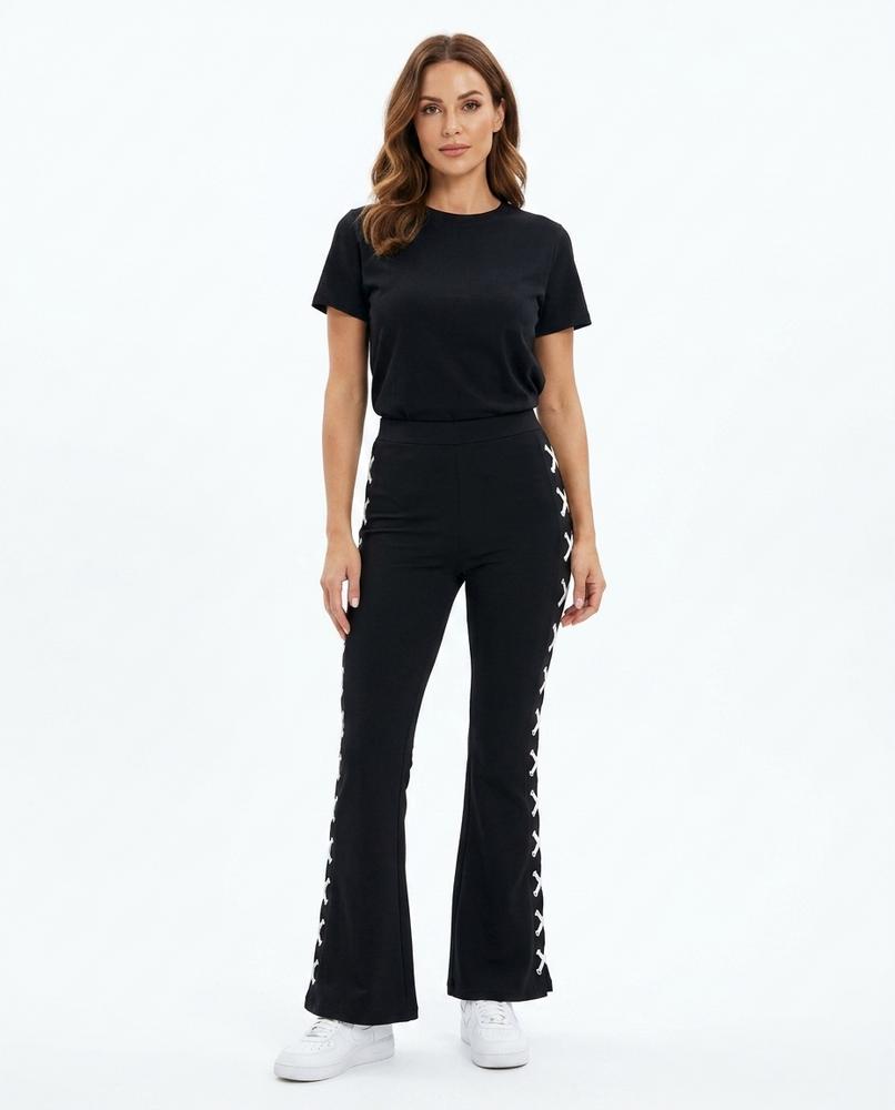 Heidi Outlet - Ladar | Ausgestellte Geschnürte Hose Damen