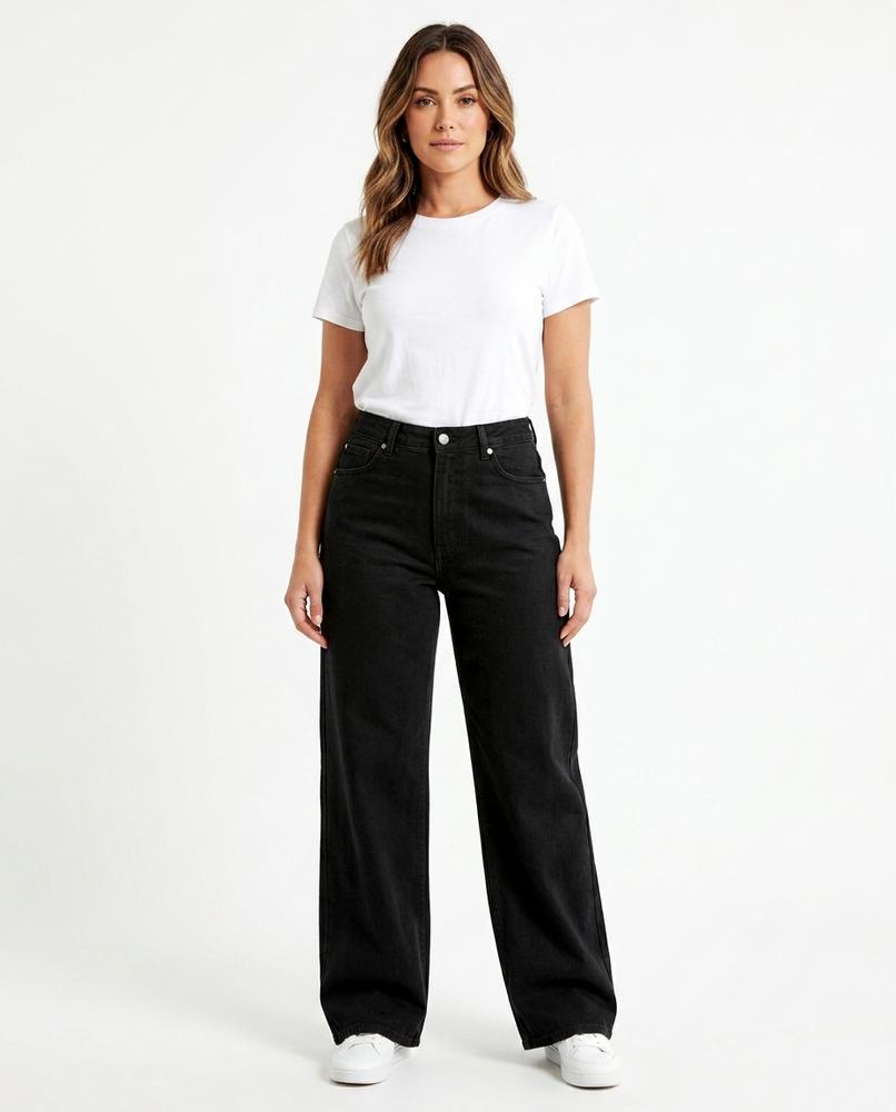 Heidi Outlet - Elren | Weit Geschnittene Baumwoll Hose Damen