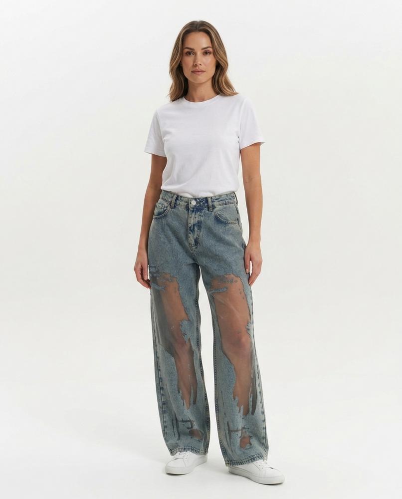 Heidi Outlet - Yolin | Bedruckte Weit Geschnittene Hose Unisex