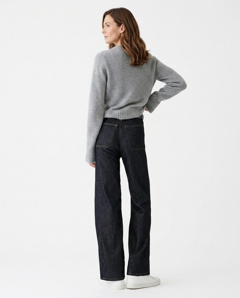 Heidi Outlet - Nelar | Gerade Geschnittene Baumwoll Hose Damen