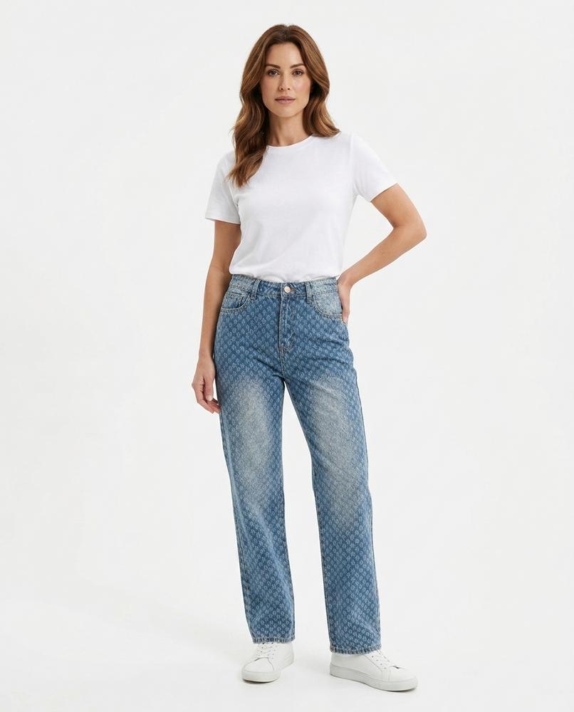 Heidi Outlet - Daken | Gemustert Verwaschen Hose Unisex