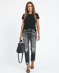 Heidi Outlet - Romir | Gewaschene Zerrissene Hose Damen