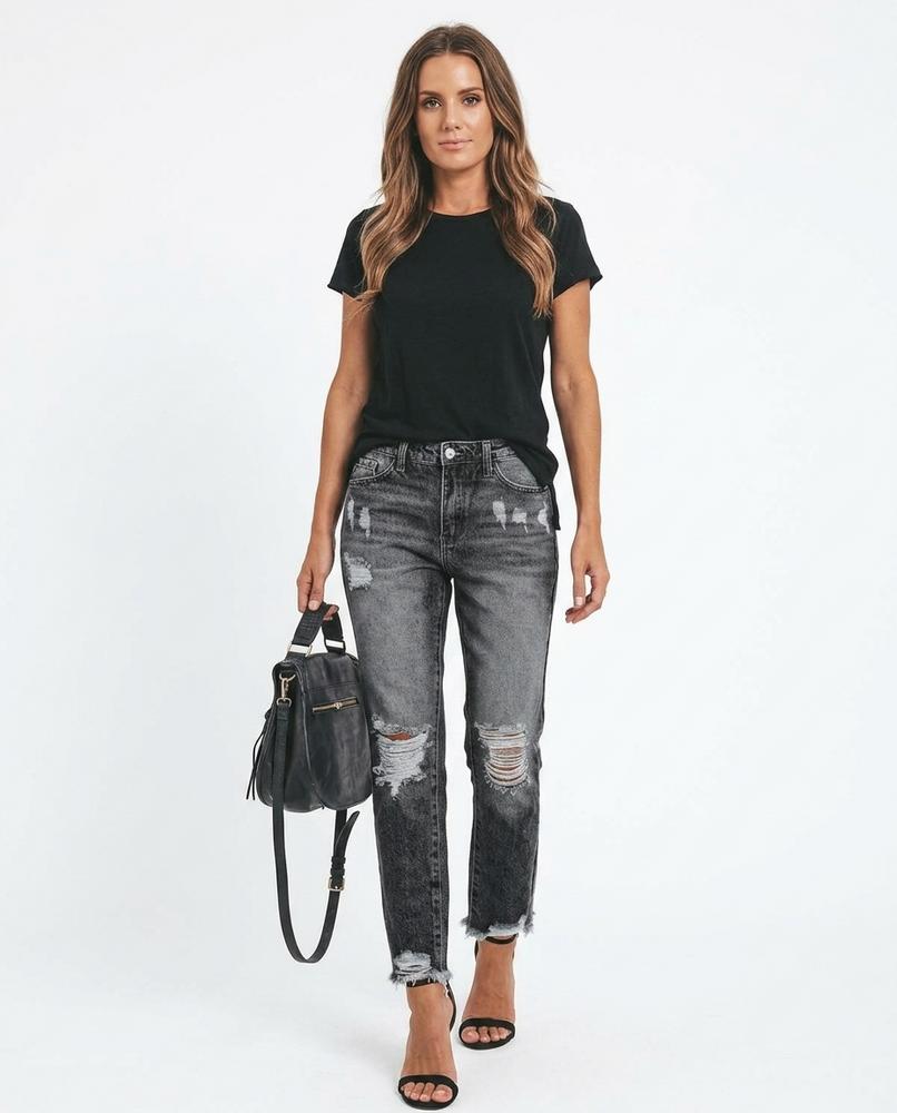 Heidi Outlet - Romir | Gewaschene Zerrissene Hose Damen