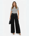 Heidi Outlet - Nilan | Weit geschnittene Baumwoll Hose Damen