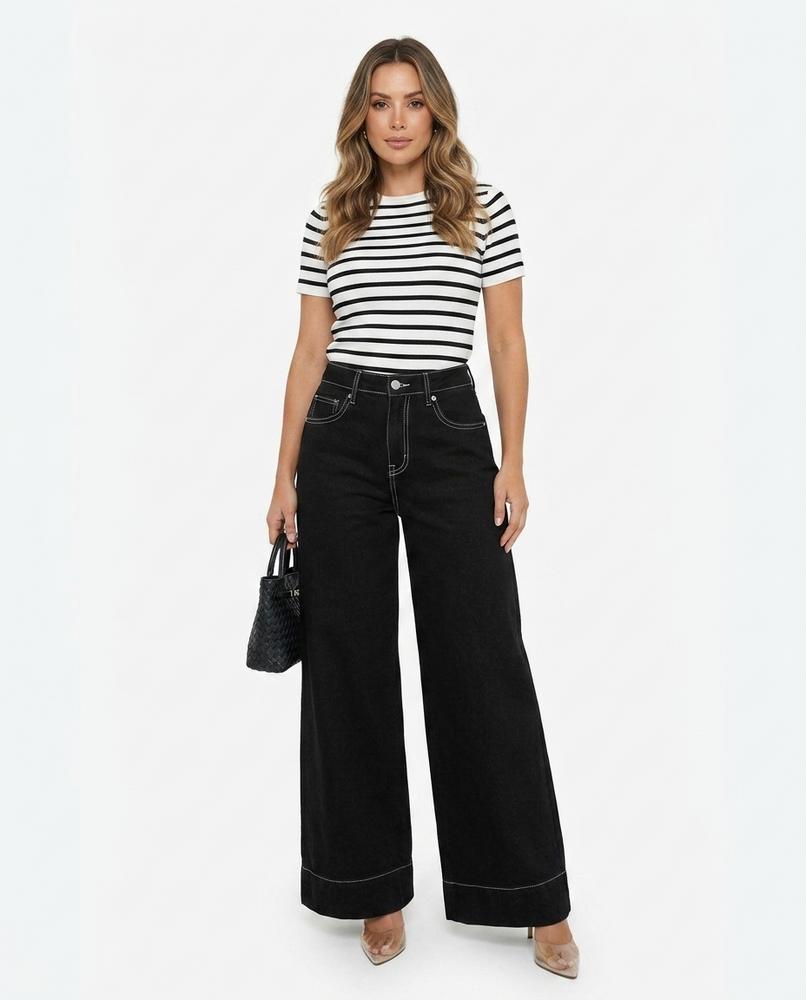 Heidi Outlet - Nilan | Weit geschnittene Baumwoll Hose Damen