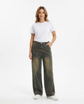 Heidi Outlet - Visel | Verwaschene Denim Hose Unisex