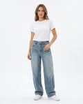 Heidi Outlet - Nolev | Weit Geschnittene Gewaschene Hose Unisex