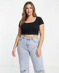Heidi Outlet - Tisil | Weit Geschnittene Zerrissene Hose Damen