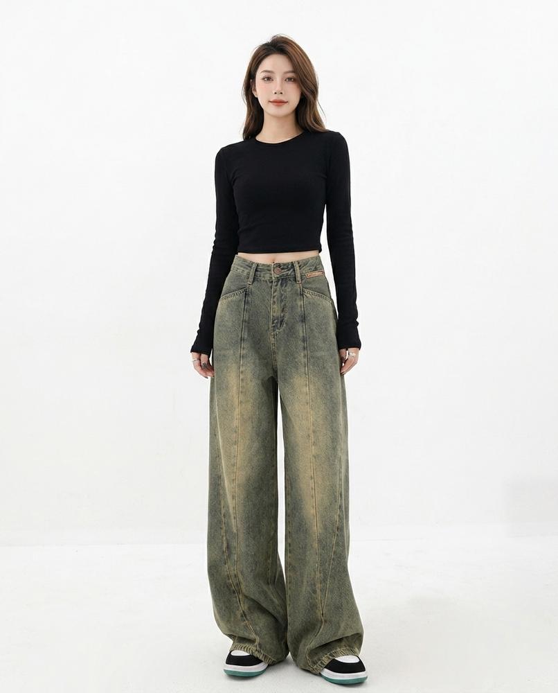 Heidi Outlet - Colen | Gewaschene Weite Hose Unisex