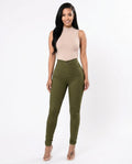 Heidi Outlet - Dasel | Hochtailliert Enganliegend Hose Damen