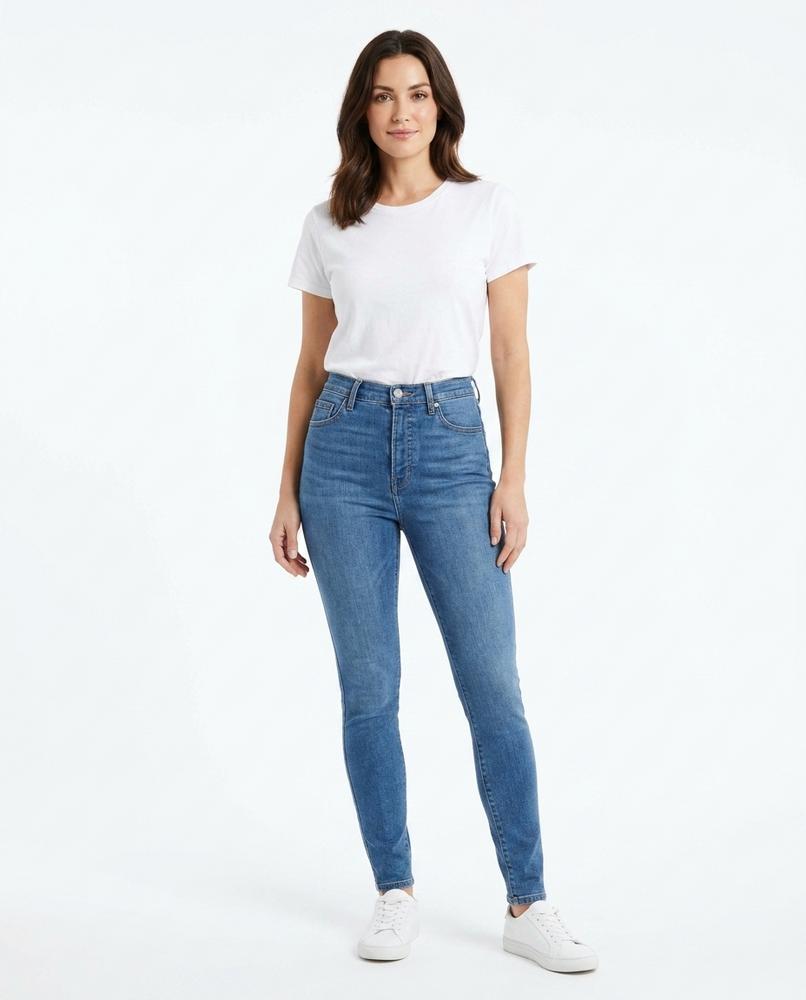 Heidi Outlet - Dasel | Hochtailliert Enganliegend Hose Damen
