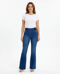 Heidi Outlet - Lotir | Elastische Ausgestellte Hose Damen