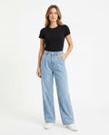 Heidi Outlet - Zerev | Weite Bundfalten Hose Damen