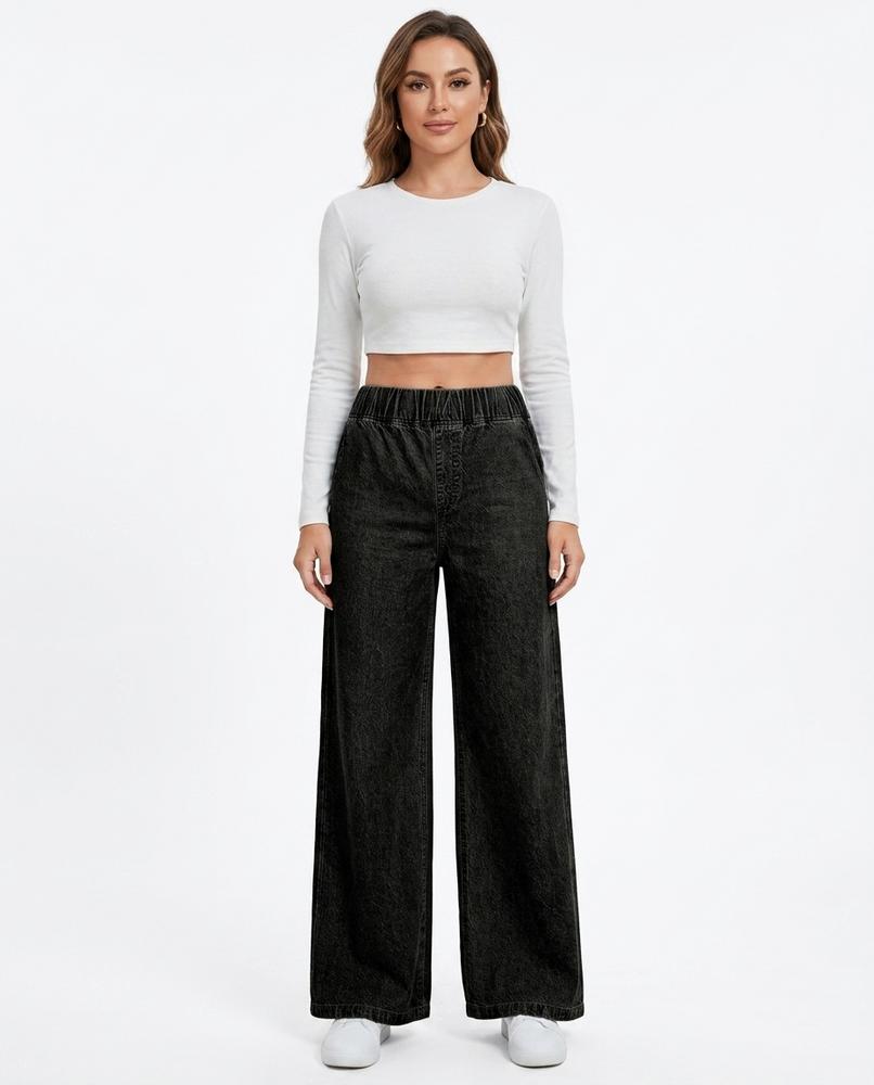 Heidi Outlet - Lovin | Weit geschnittene Denim Hose Damen