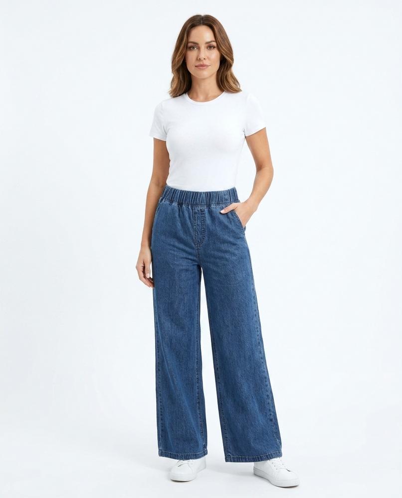 Heidi Outlet - Lovin | Weit geschnittene Denim Hose Damen