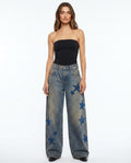 Heidi Outlet - Ardar | Bedruckte Weite Hose Damen