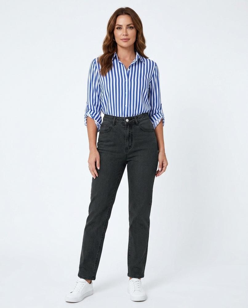 Heidi Outlet - Semer | Hochgeschnittene Baumwoll Hose Damen
