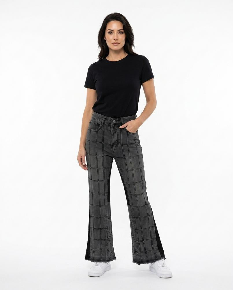 Heidi Outlet - Lemor | Strukturiert Ausgestellt Hose Unisex