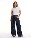 Heidi Outlet - Nisan | Weit Geschnittene Denim Hose Damen