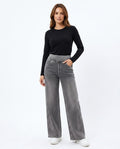 Heidi Outlet - Vator | Weit Geschnittene Baumwoll Hose Damen
