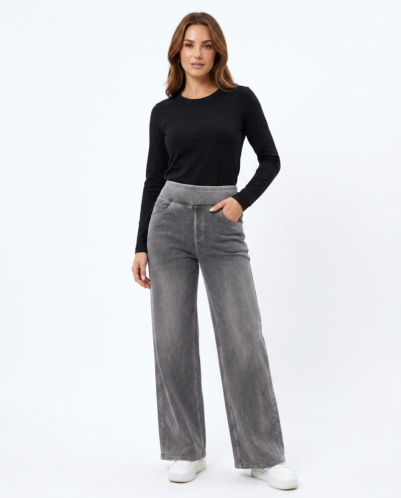 Heidi Outlet - Vator | Weit Geschnittene Baumwoll Hose Damen