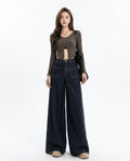 Heidi Outlet - Makar | Weitgeschnittene Denim Hose Damen