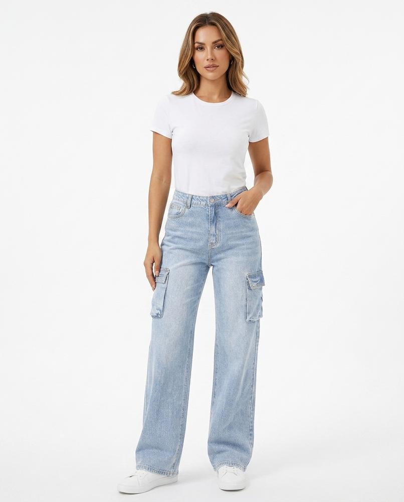 Heidi Outlet - Zedar | Weit Geschnittene Cargo Hose Damen