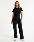 Heidi Outlet - Kelor | Gerade Geschnittene Baumwoll Hose Unisex