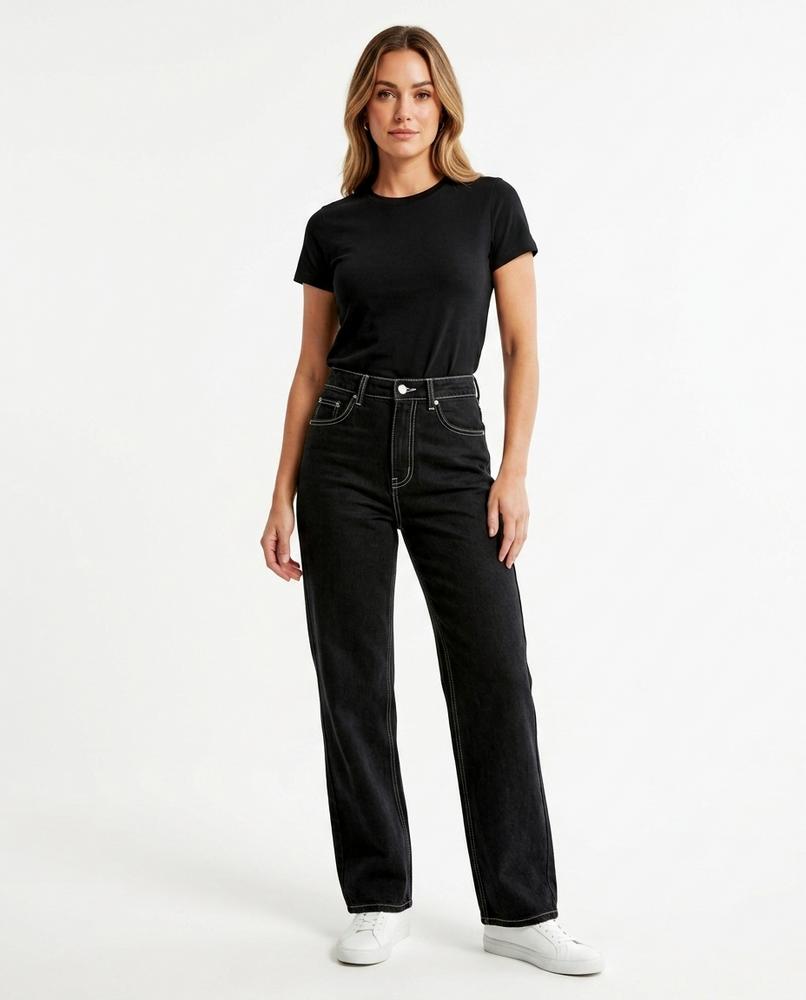 Heidi Outlet - Kelor | Gerade Geschnittene Baumwoll Hose Unisex