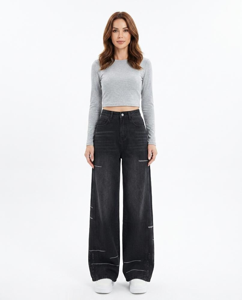 Heidi Outlet - Keral | Gefütterte Weitgeschnittene Hose Damen