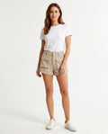 Heidi Outlet - Yosin | Gerippte Kurz Geschnittene Hose Damen